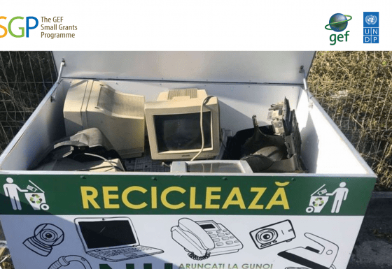 Proiect “Oraș curat cu e-Deșeu reciclat”, (AVD cu suportul GEF SGP Moldova, implementat de UNDP)