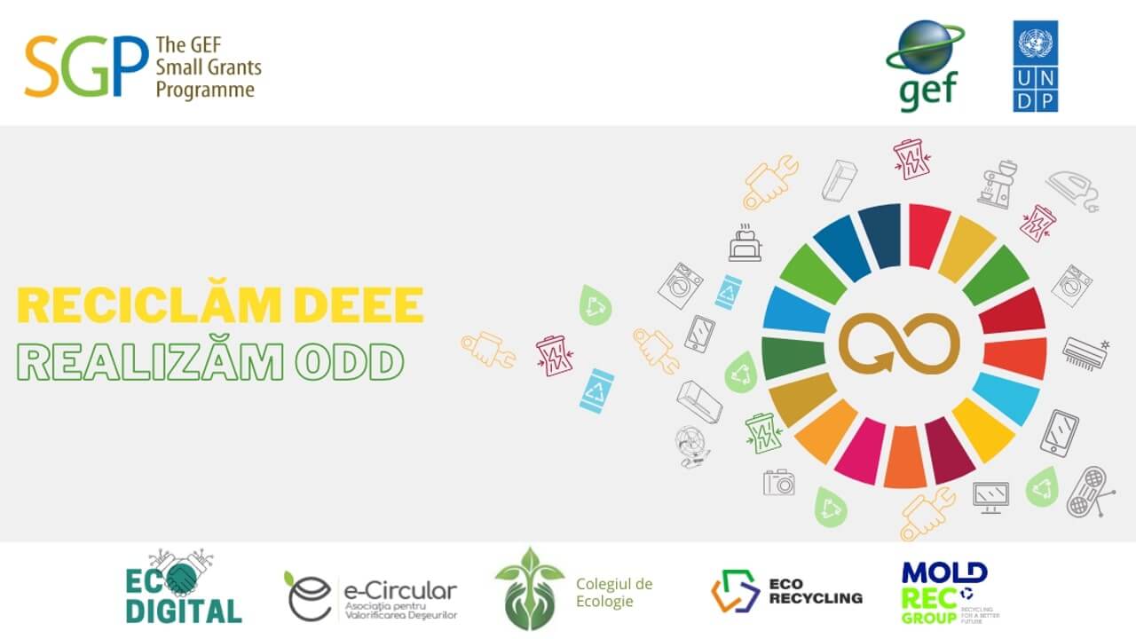 Proiect “Reciclăm DEEE și realizăm ODD” (EcoDigital în parteneriat cu e-Circular)