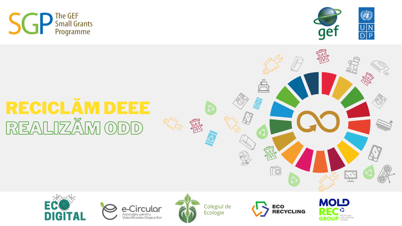 Proiect “Reciclăm DEEE și realizăm ODD” (EcoDigital în parteneriat cu e-Circular)