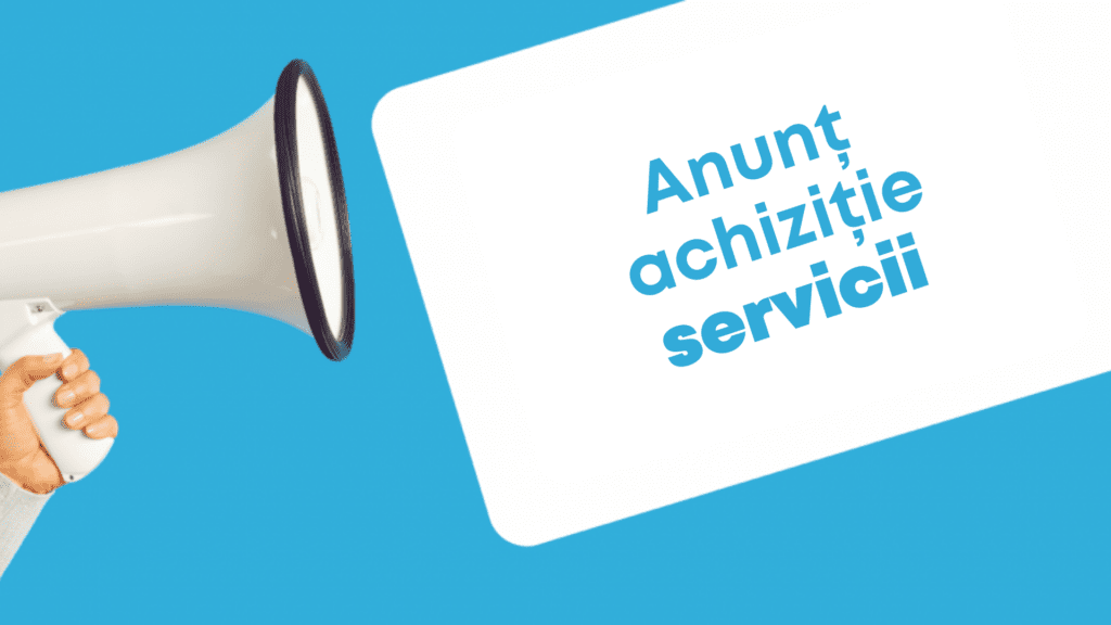 anunț achiziție servicii